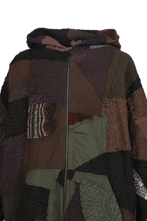 ZIP UP HOODIE / DARK MULTI