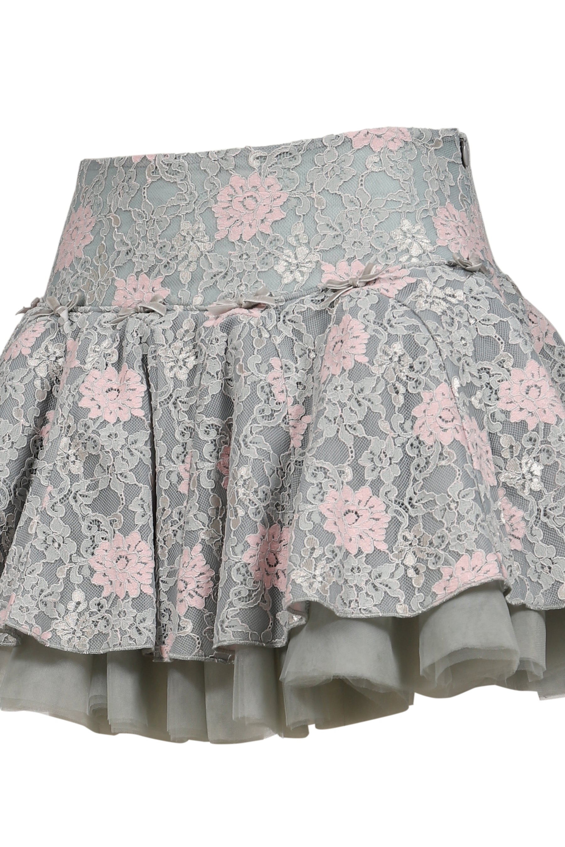 ANGELINA SKIRT GREIGE MULT