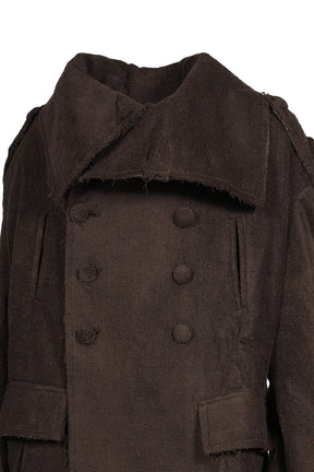TOWEL LONG COAT / BRW