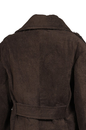 TOWEL LONG COAT / BRW