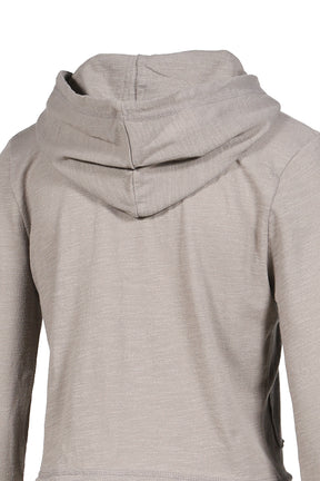 PARRA STUD HOOD CARDIGAN / KHA
