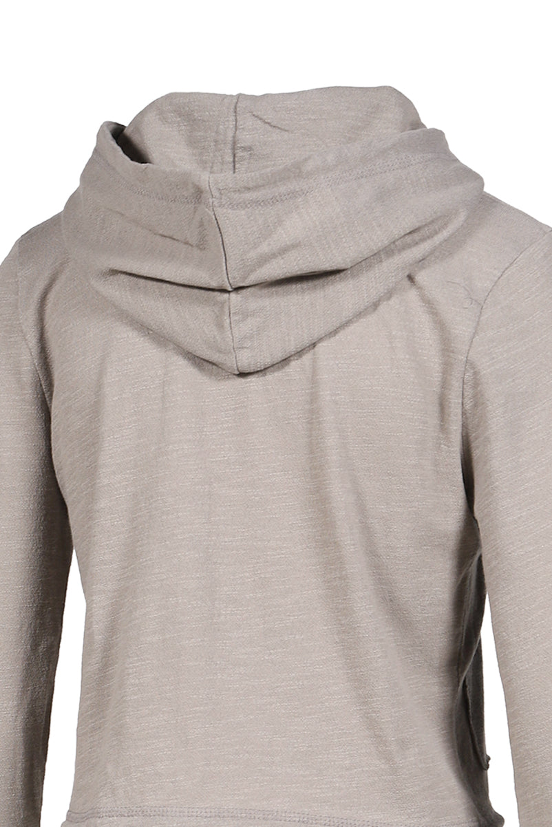 PARRA STUD HOOD CARDIGAN / KHA