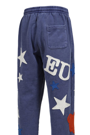 EU HAND PATCH SWEAT PANTS / NVY