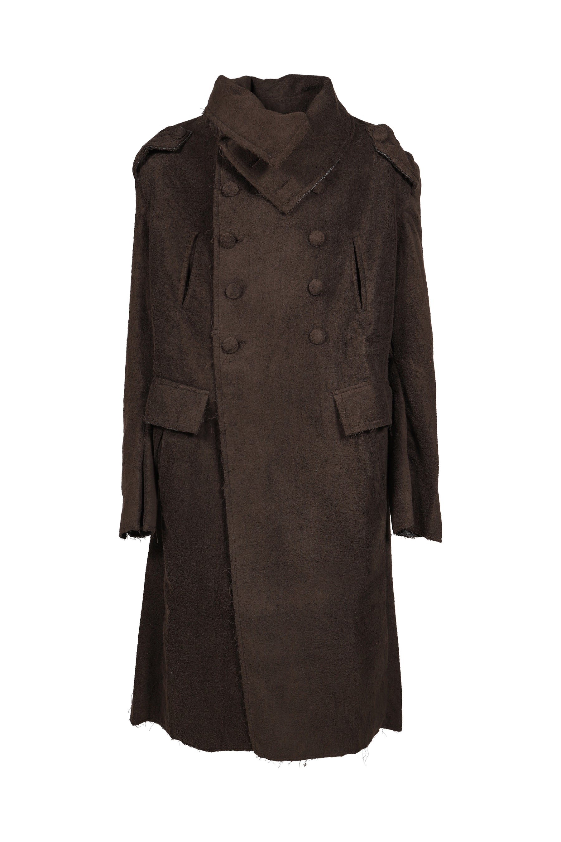 TOWEL LONG COAT / BRW