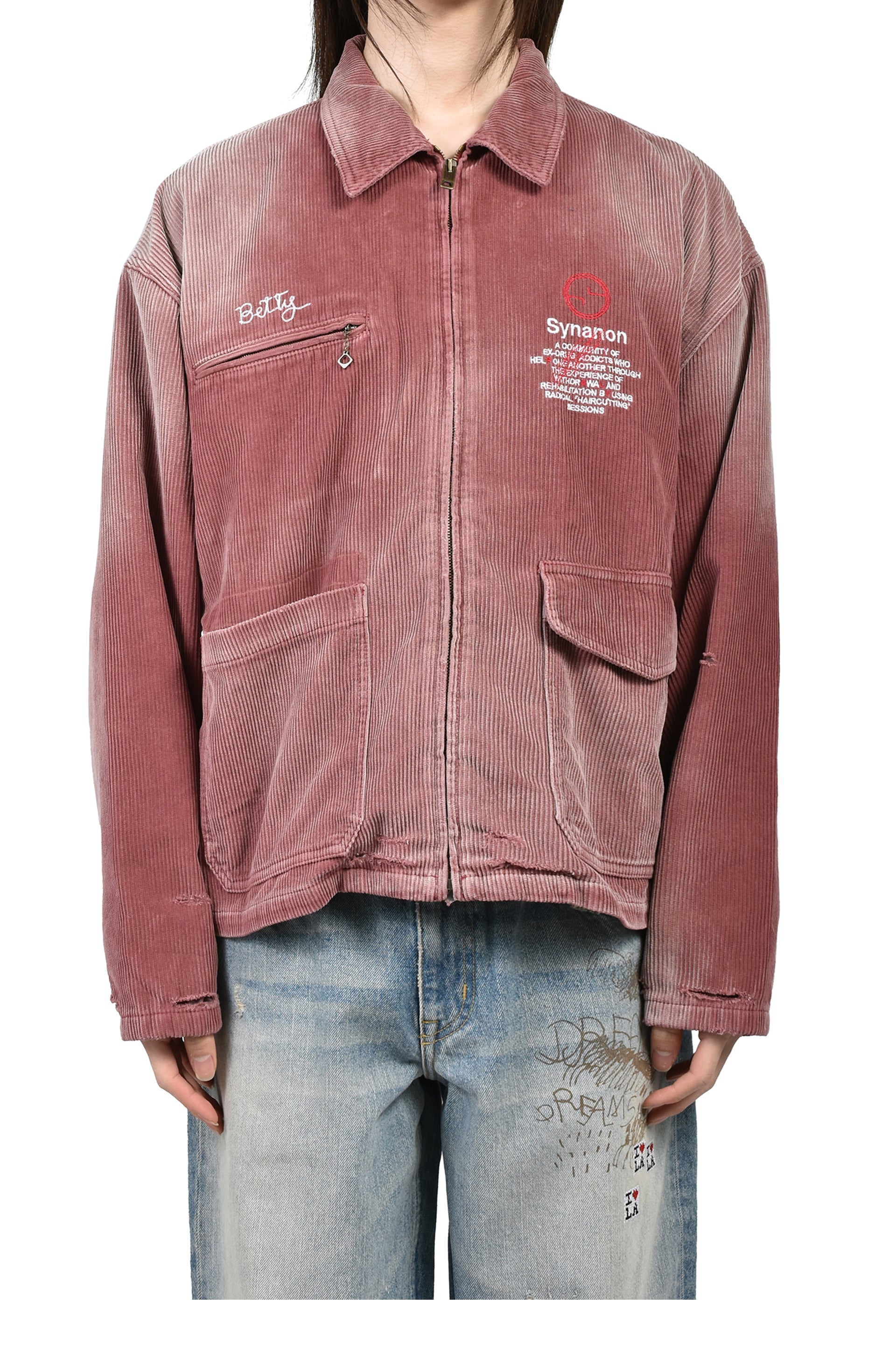 SYNANON CORD WORK JACKET / BUR