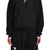 MOVED NECKLINE HOODIE / BLK