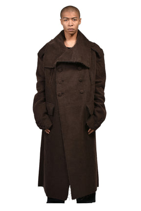 TOWEL LONG COAT / BRW