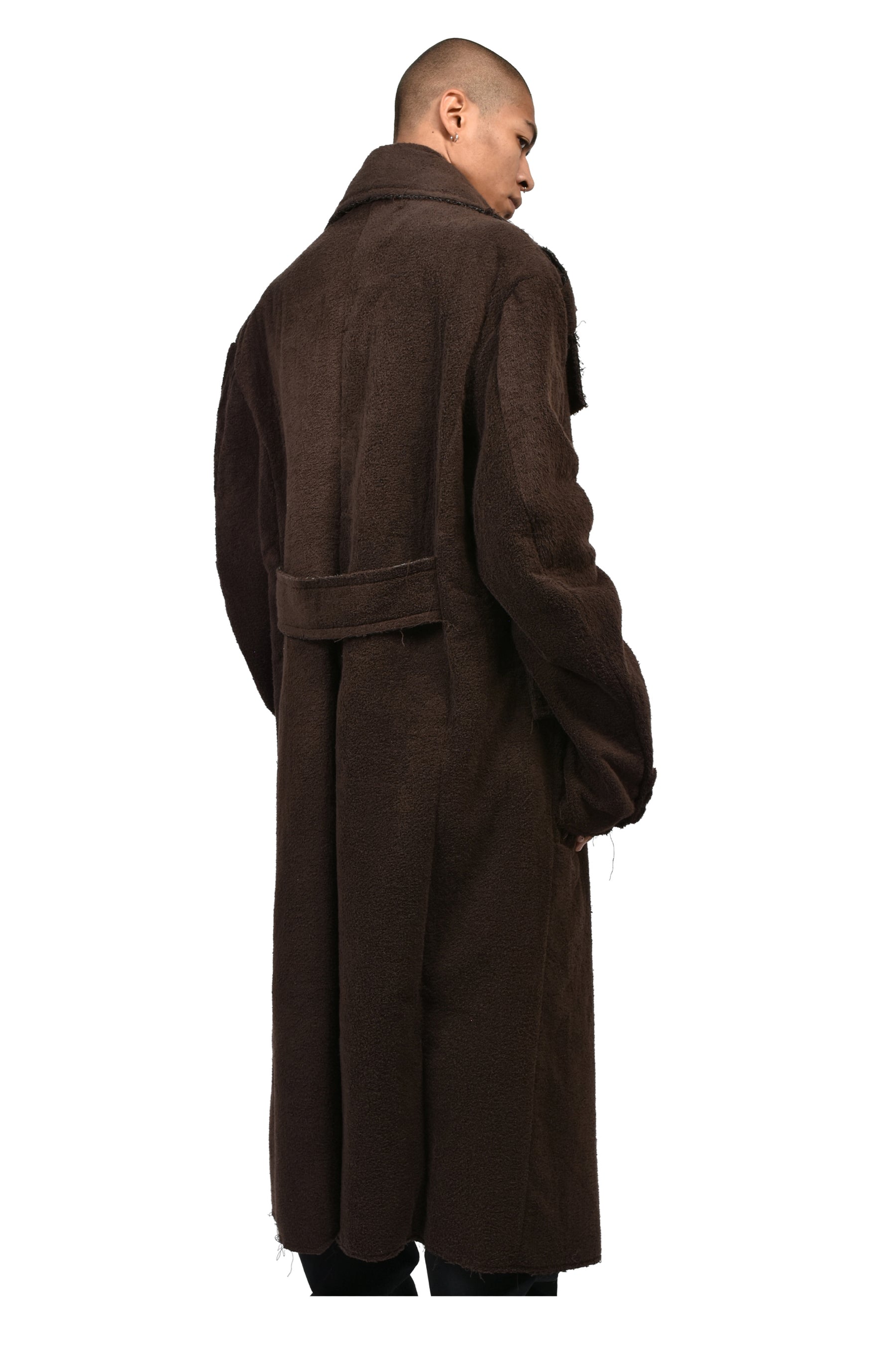 TOWEL LONG COAT / BRW