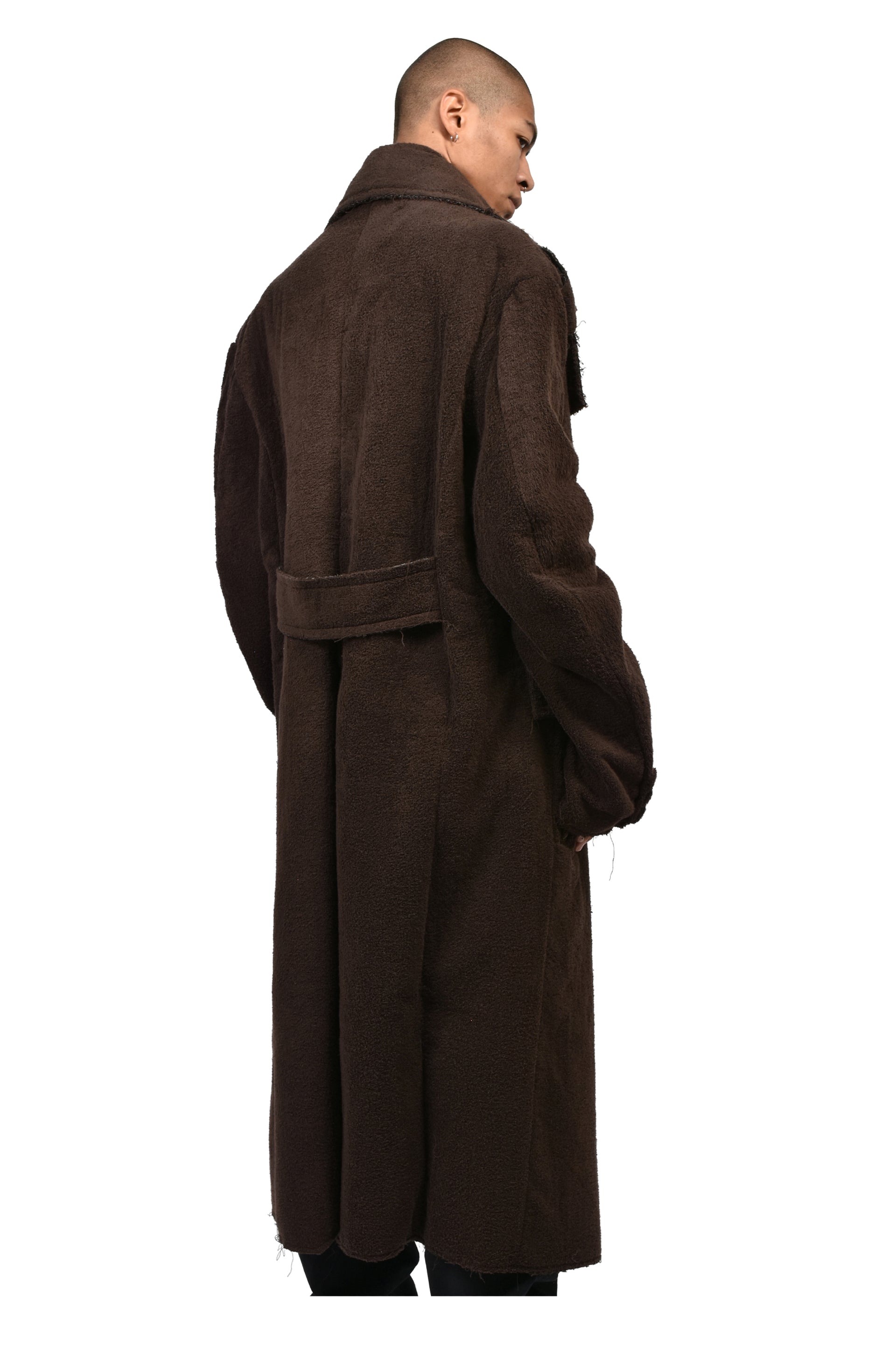 TOWEL LONG COAT / BRW