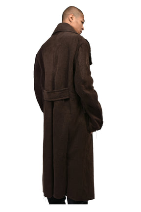 TOWEL LONG COAT / BRW
