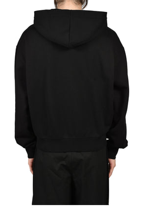 LE HOODIE ZIP GROS GRAIN / BLK