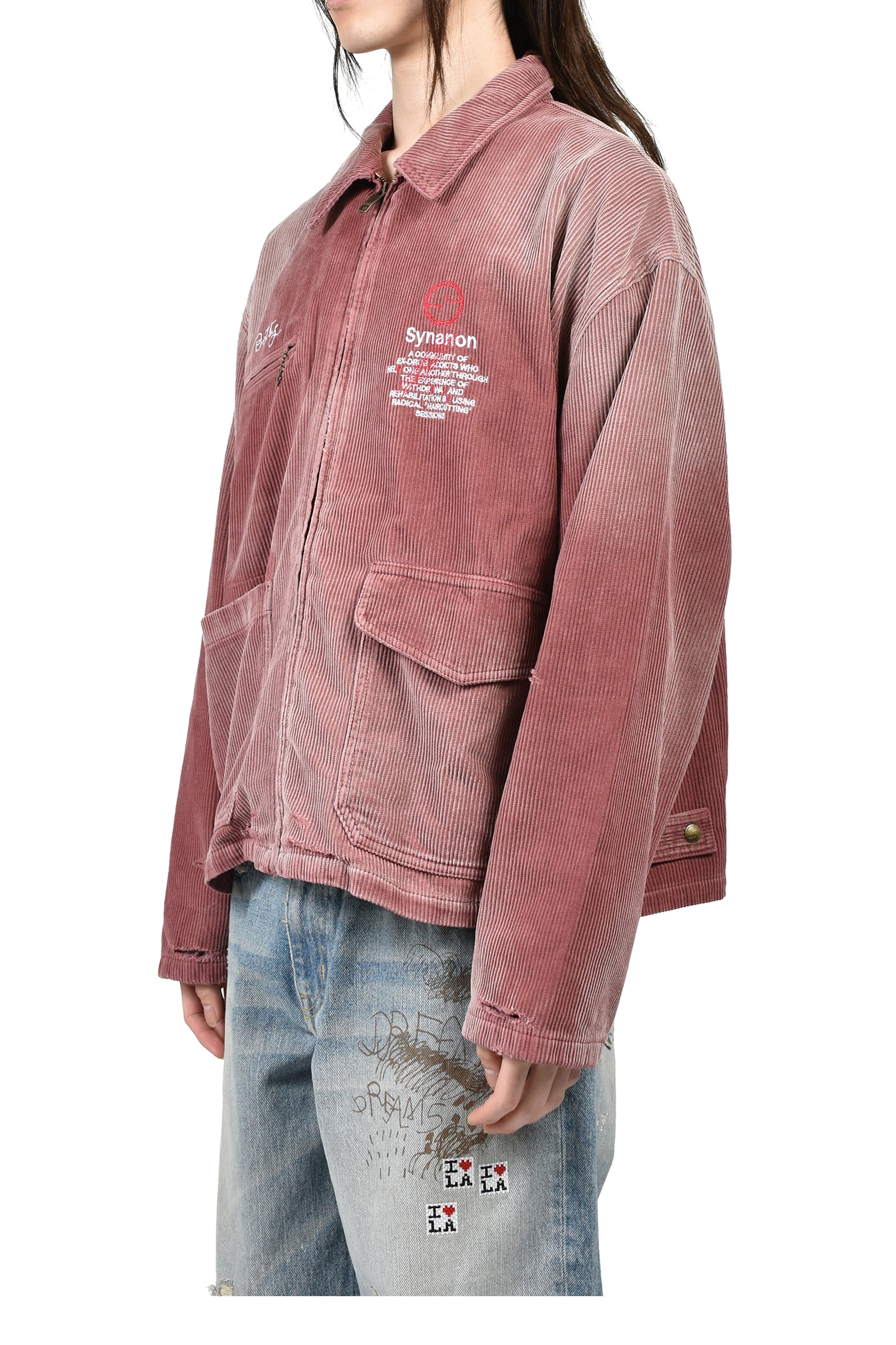 SYNANON CORD WORK JACKET / BUR