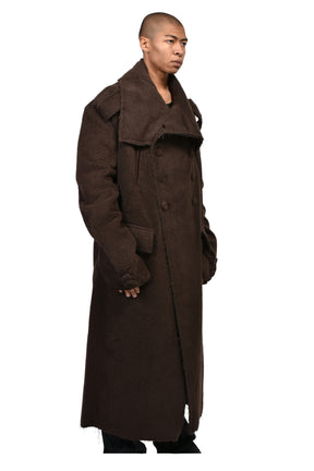 TOWEL LONG COAT / BRW