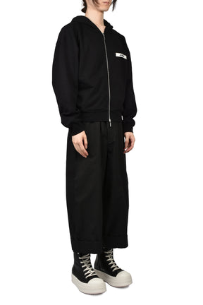 LE HOODIE ZIP GROS GRAIN / BLK