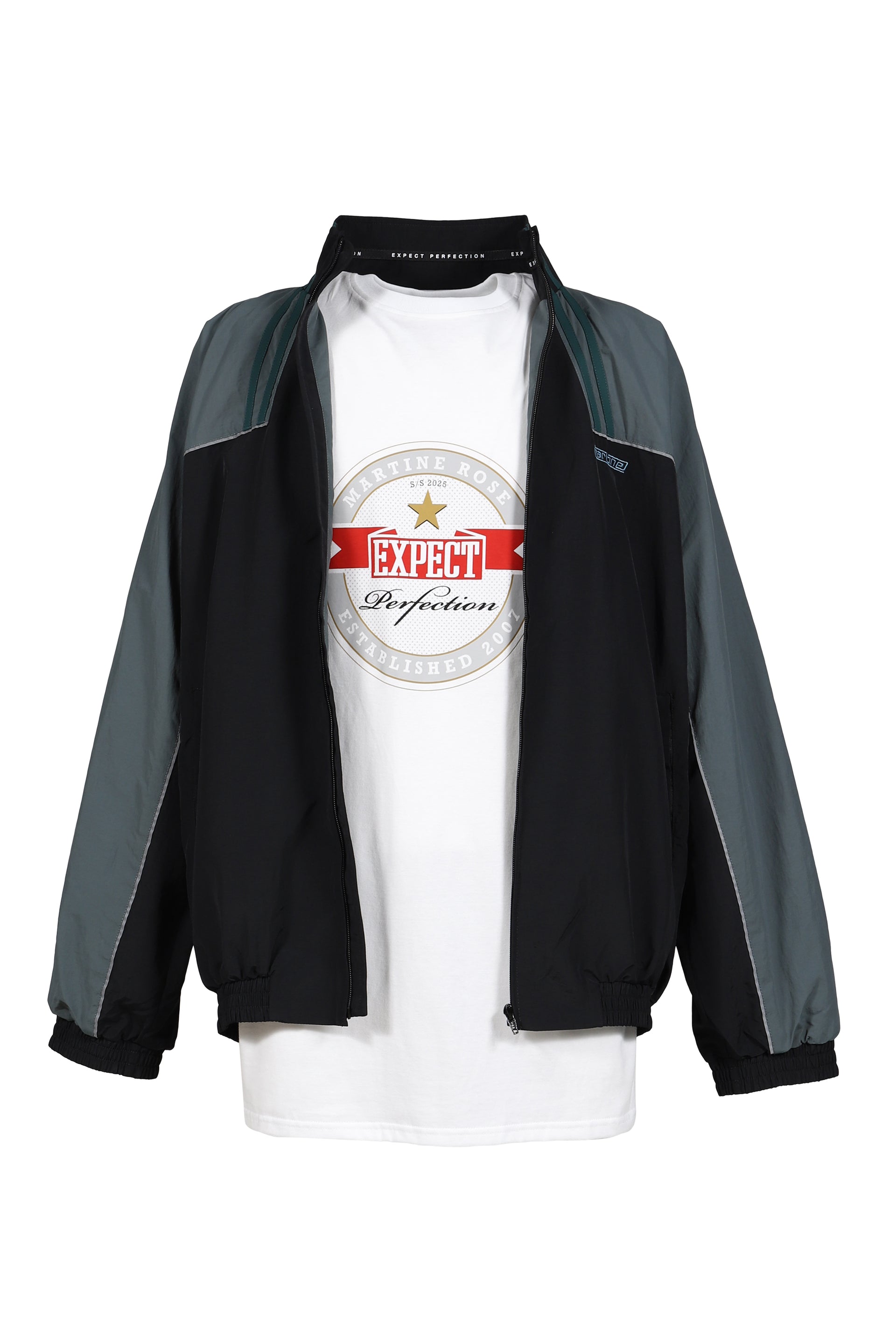 T-LINING TRACK JACKET / BLK TEAL BLK