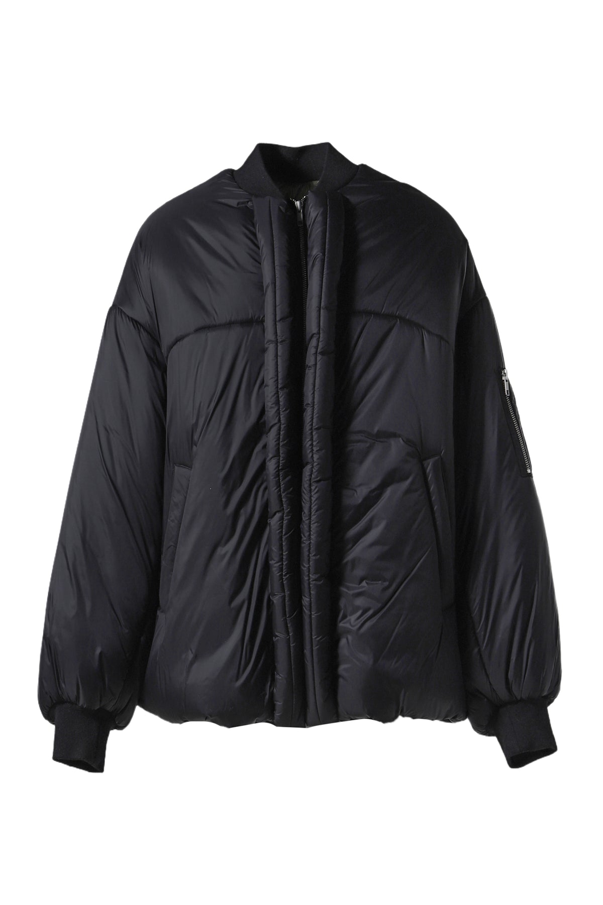 PADDED BOMBER JACKET / BLK