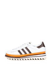 EX ORANGE SUPERSTAR BY EC / WHT/COFFEE/ORANGE
