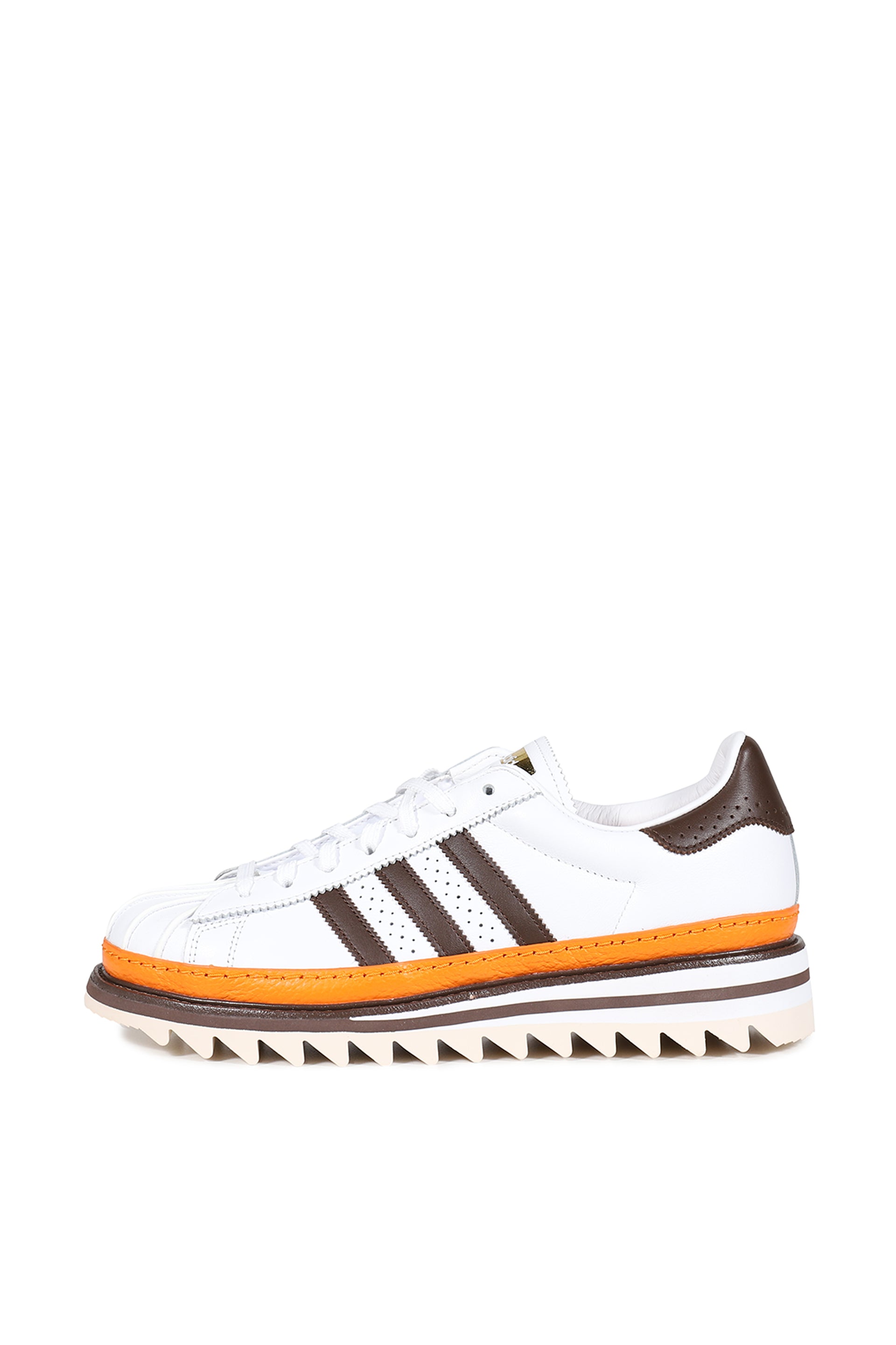 EX ORANGE SUPERSTAR BY EC / WHT/COFFEE/ORANGE