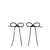 SMALL RIBBON SET (EXCLUSIVE) / BLK