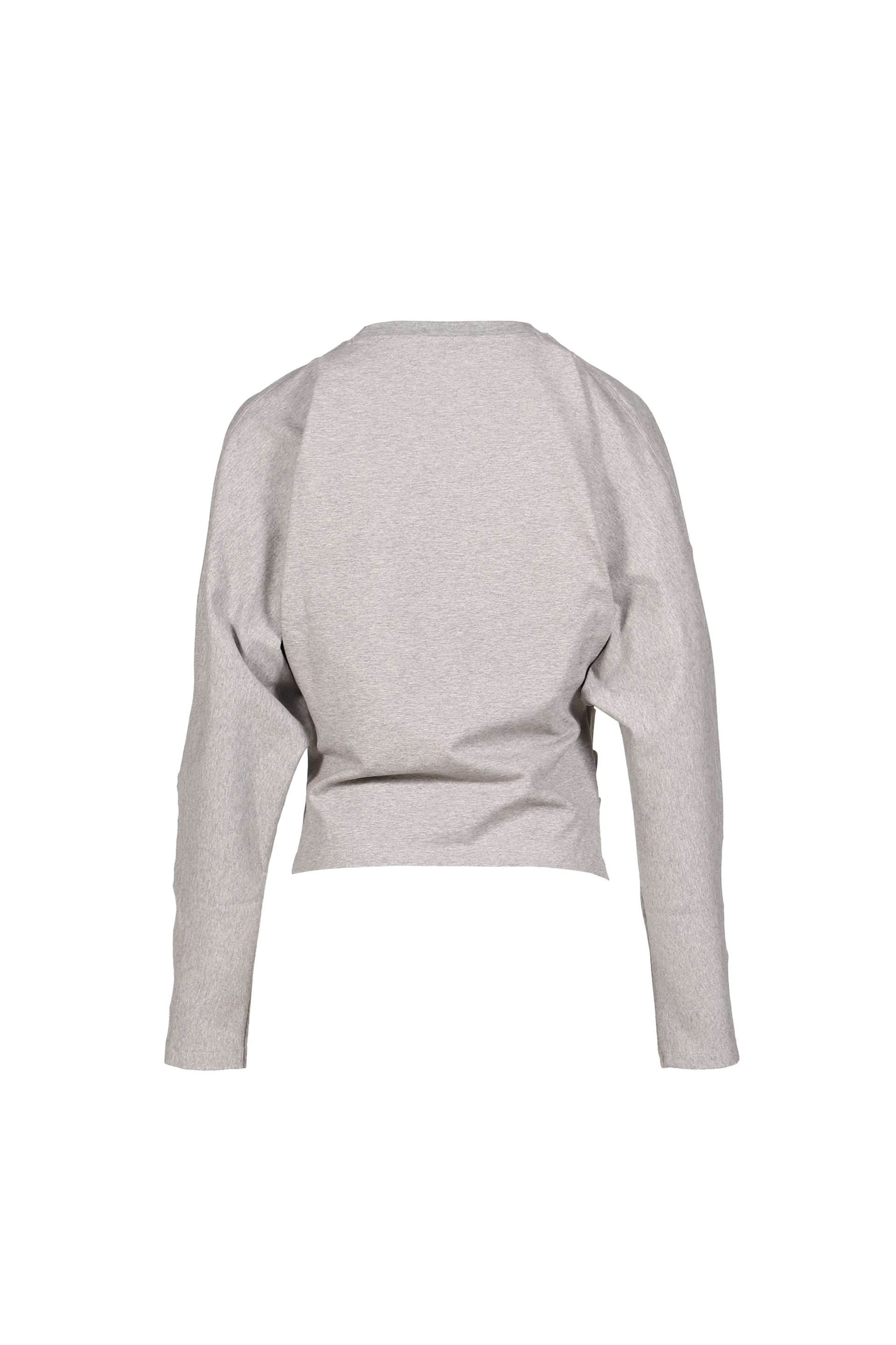 HEAVY STRETCH COTTON DRAPED BLOUSE / PALOMA