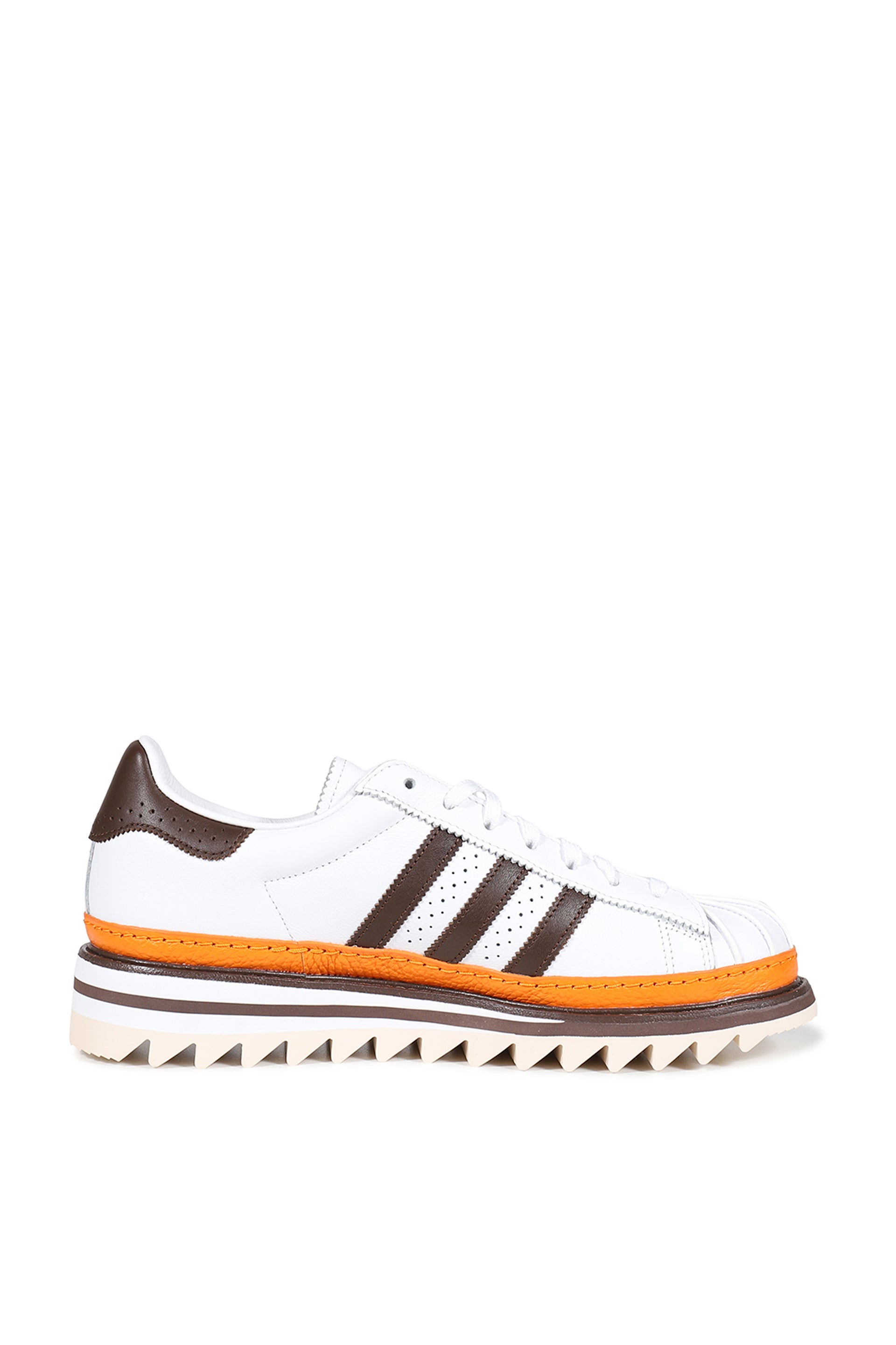 EX ORANGE SUPERSTAR BY EC / WHT/COFFEE/ORANGE