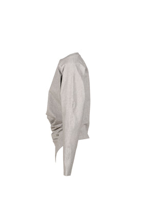 HEAVY STRETCH COTTON DRAPED BLOUSE / PALOMA