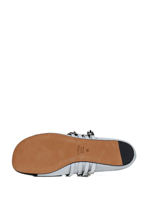 ABRA SPIKE MULE BALLERINA / BLK