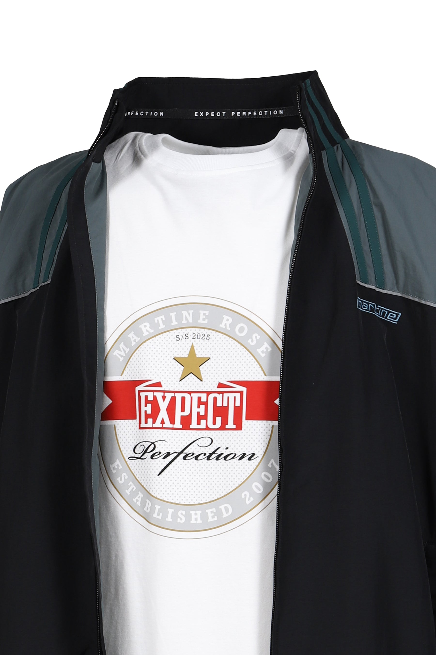 T-LINING TRACK JACKET / BLK TEAL BLK