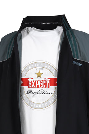 T-LINING TRACK JACKET / BLK TEAL BLK