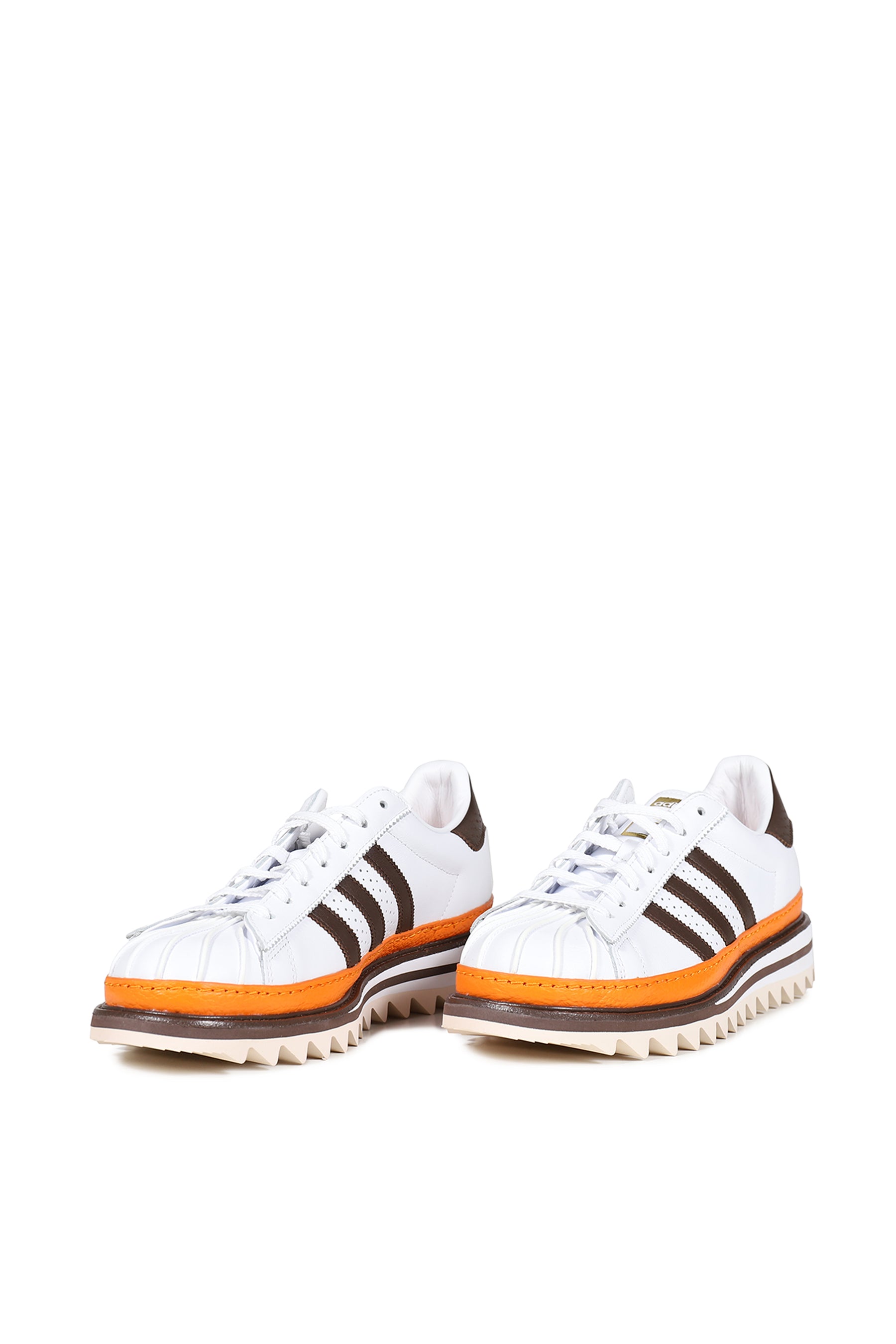 EX ORANGE SUPERSTAR BY EC / WHT/COFFEE/ORANGE