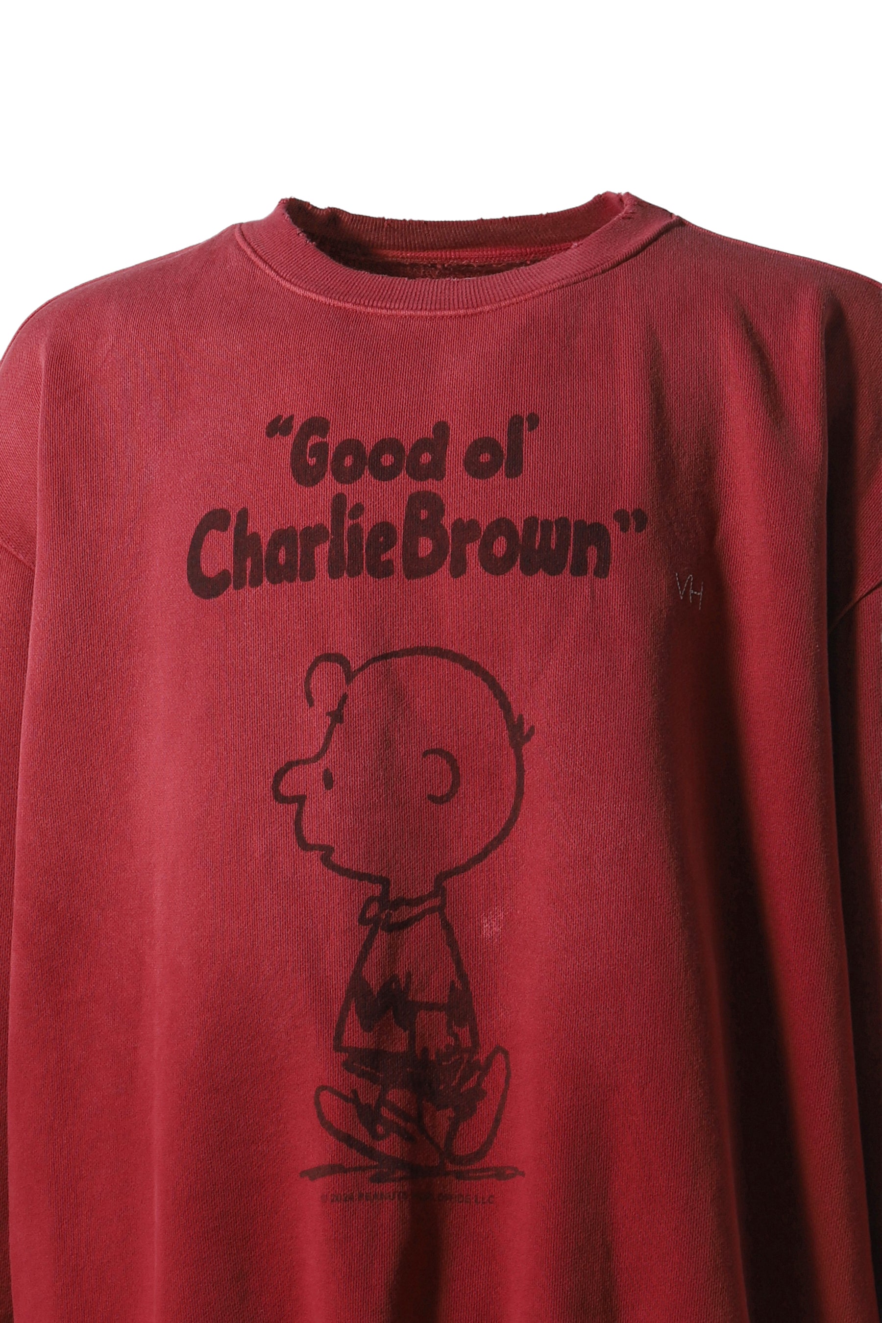 GOOD OL CHARLIE BROWN CREWNECK / RED
