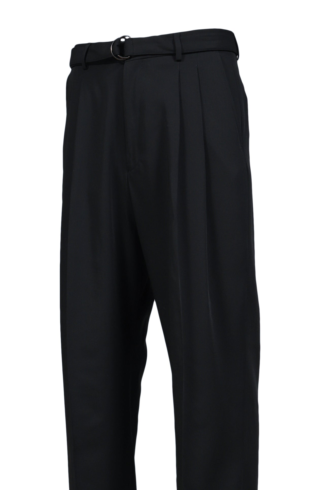 cmmn swdn コモンスウェーデンOmari ダブルプリーツベルトトラウザー CMMN SWDN コモン スウェーデン SS26 OMARI DOUBLE PLEATED TROUSERS