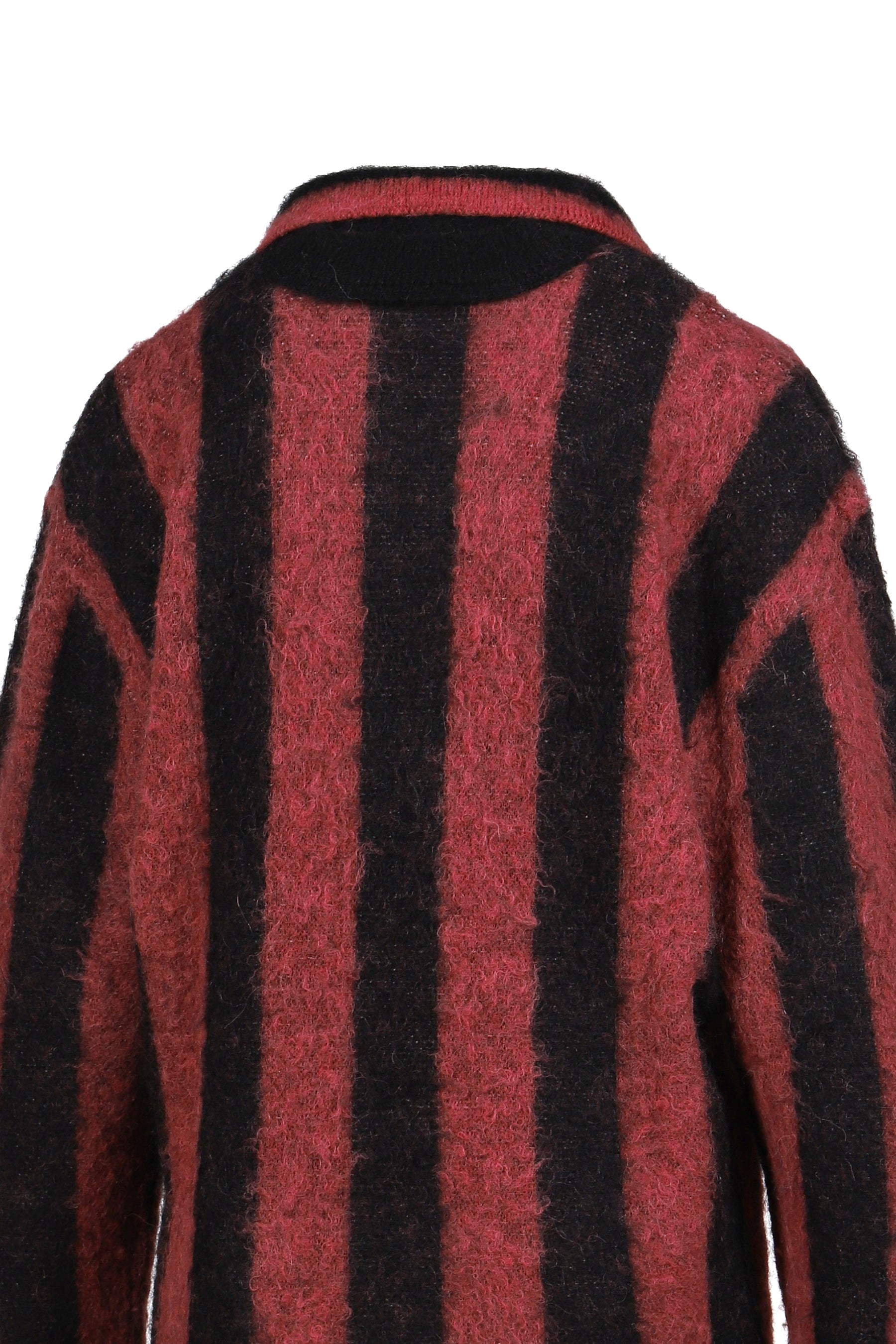 2WAY FOOTBALL STRIPE KNIT / RED