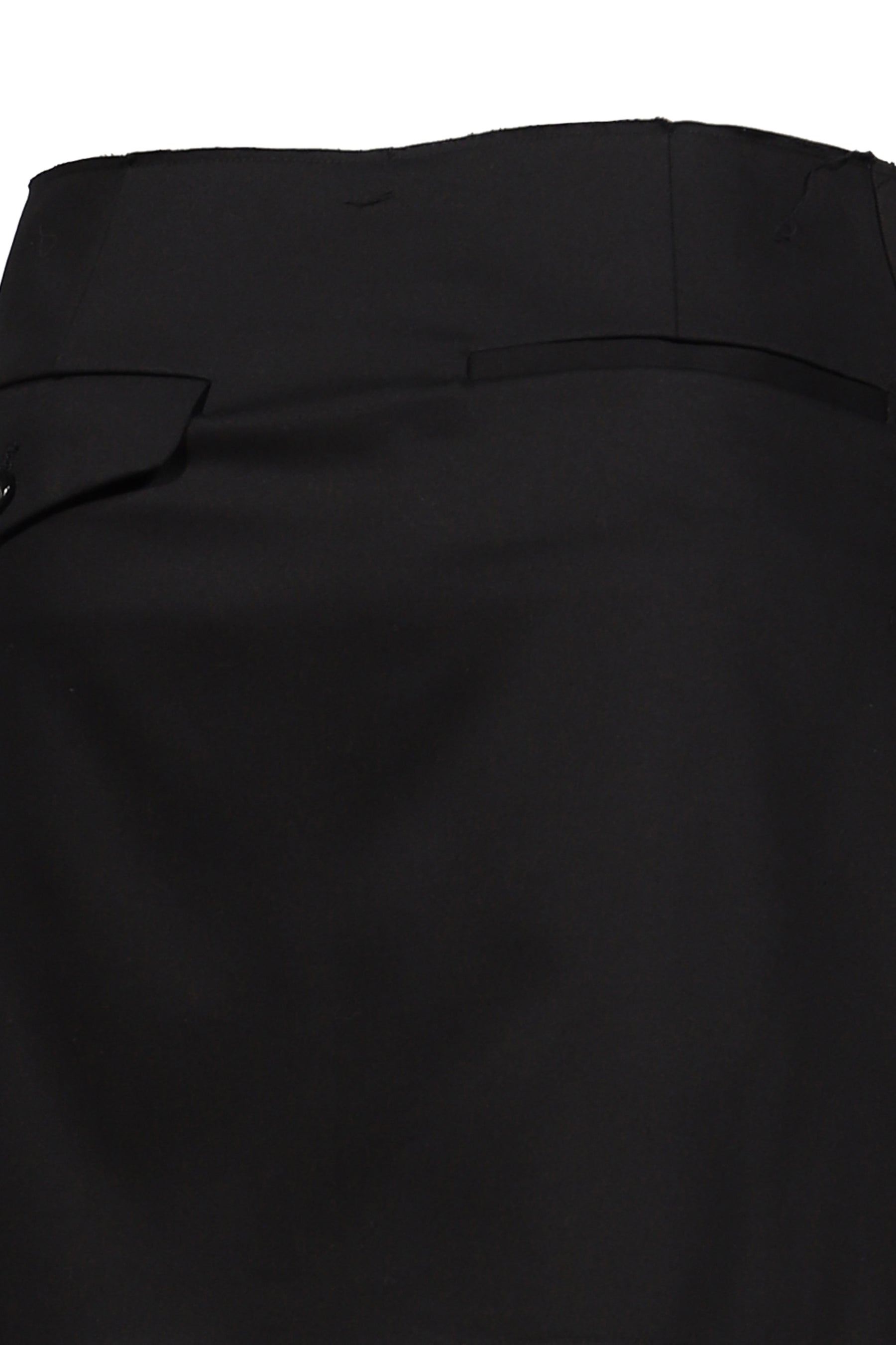 TABEA MINI WRAP KILT SKIRT / BLK