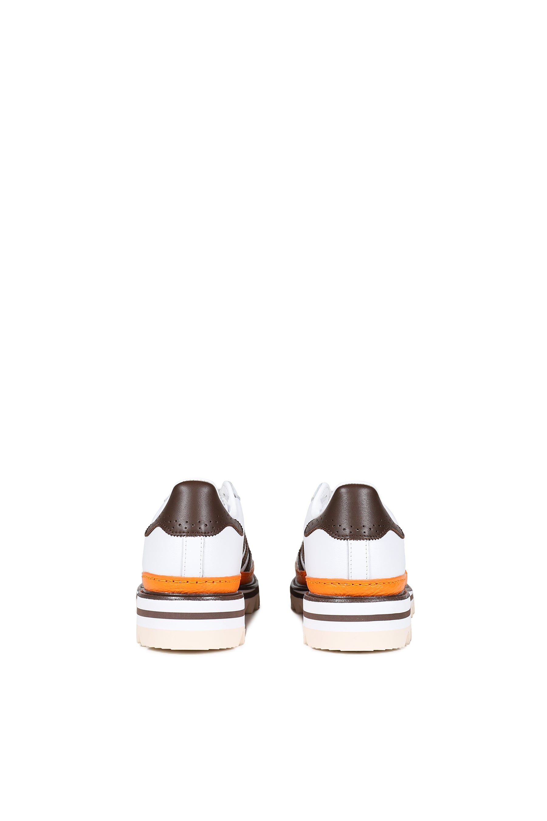 EX ORANGE SUPERSTAR BY EC / WHT/COFFEE/ORANGE