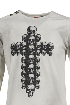 WOUND ZIP LONG SLLEVE / BEI