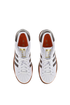 EX ORANGE SUPERSTAR BY EC / WHT/COFFEE/ORANGE