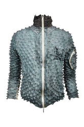 SPIKY FLIGHT JACKET / SMOKE GRN