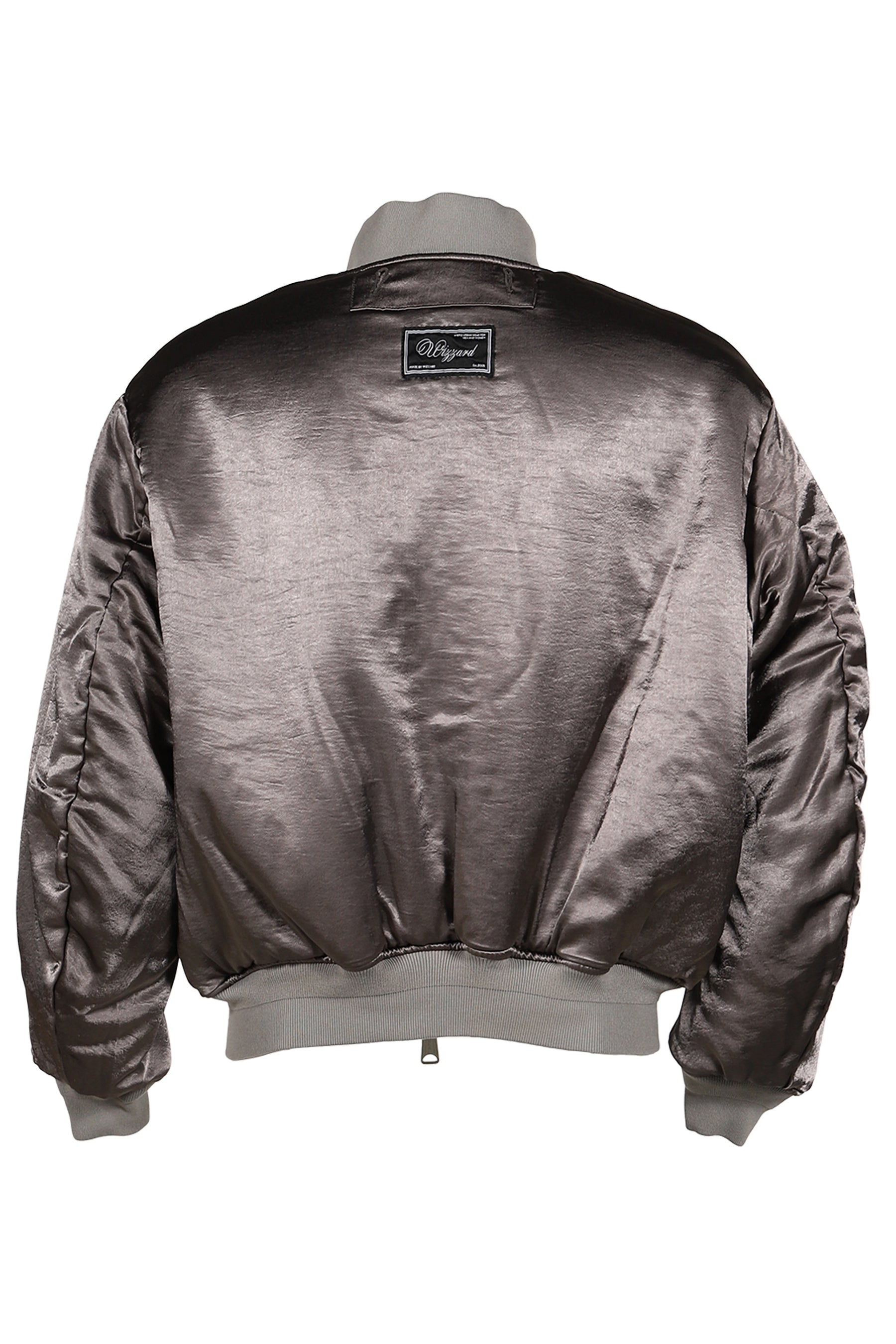 FRAYED REVERSIBLE BOMBER JACKET / GRY
