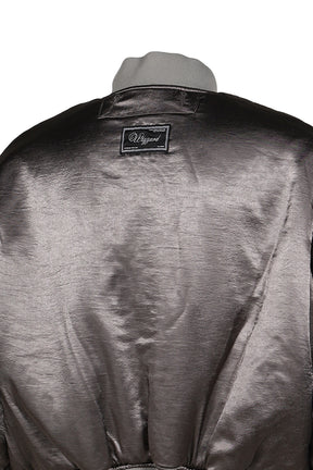 FRAYED REVERSIBLE BOMBER JACKET / GRY