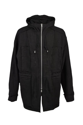 REVERSIBLE BOYHOOD PARKA / BLK