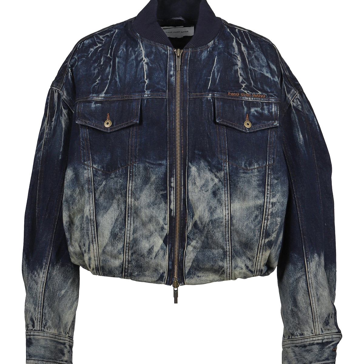 FenG CHen WANG フェン チェン ワン FW25DECONSTRUCTED GRADIENT DENIM