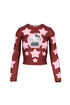 LONG SLEEVE TEE / MAROON