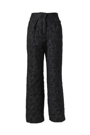 JACQUARD IN-TUCK PANTS