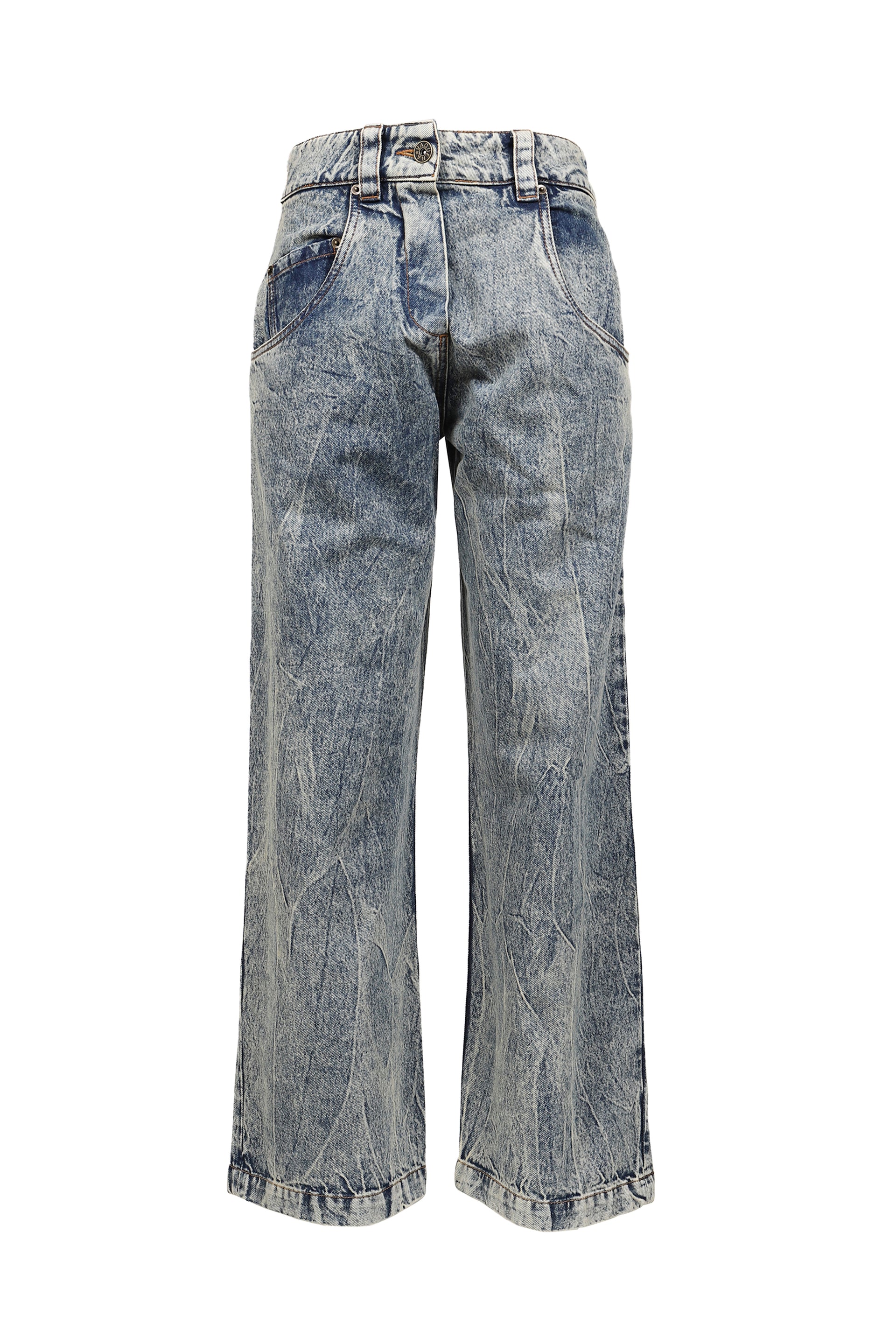 BACKWARDS JEANS WOVEN / BLU