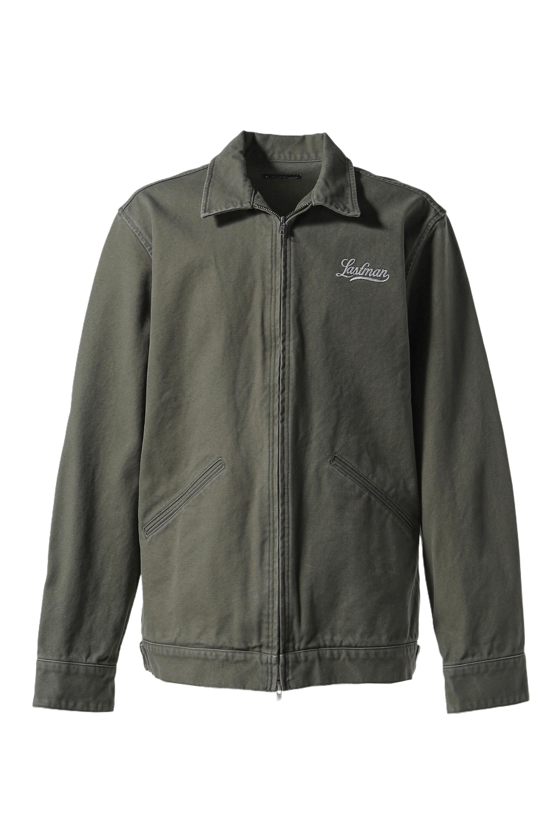 DUCK DRIZZLER JACKET W/ BACK PRINT / OLV