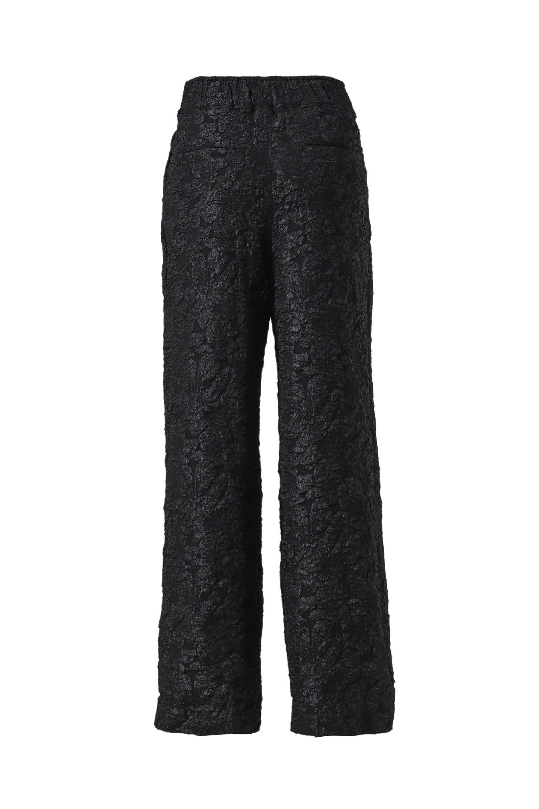 JACQUARD IN-TUCK PANTS