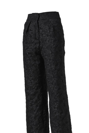 JACQUARD IN-TUCK PANTS