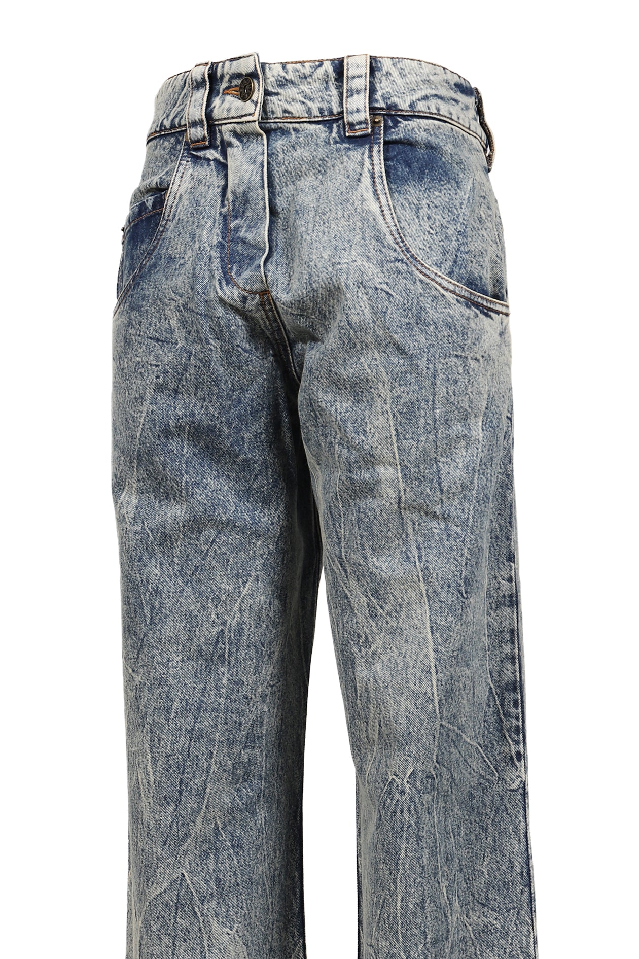BACKWARDS JEANS WOVEN / BLUE