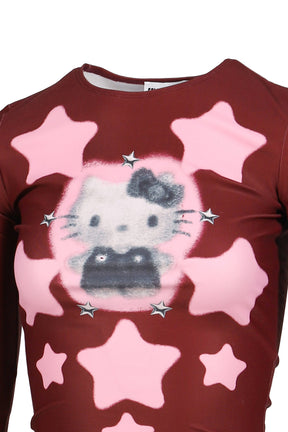 LONG SLEEVE TEE / MAROON